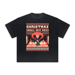 Vintage-Style Frayed Flame Graphic Tee