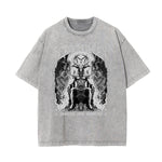 Washed Cotton Flame Graphic Tee