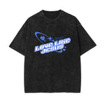 Love Like Jesus Christian Y2K Graphic Tee-INNBLAC Fashion Apparel