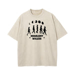 Moonlight Walker Graphic Washed Tee-INNBLAC Fashion Apparel