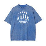 Moonlight Walker Graphic Washed Tee-INNBLAC Fashion Apparel