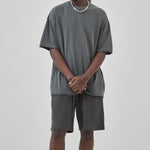 Raw Edge Hem Vintage T Shirt 8oz-INNBLAC Fashion Apparel