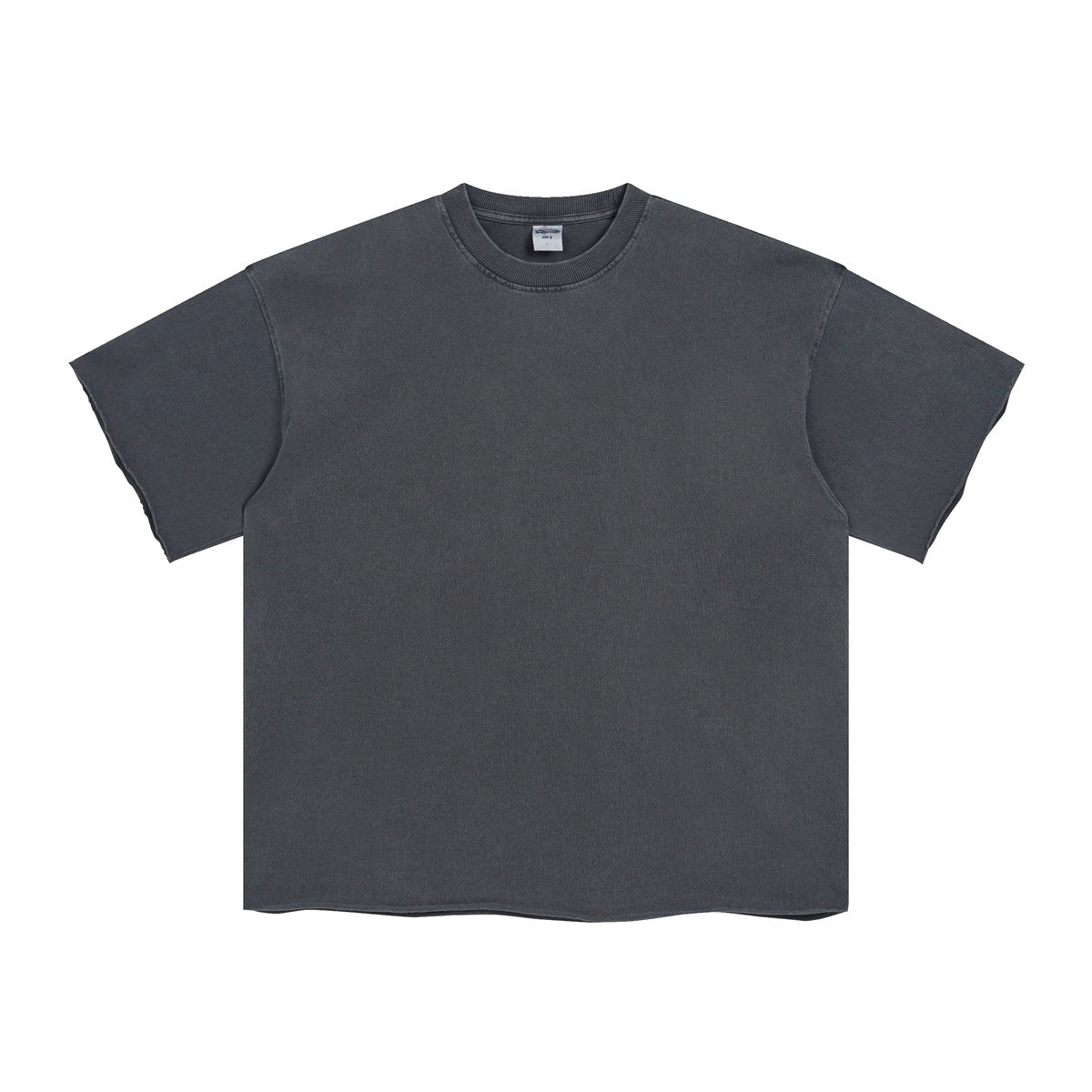 Raw Edge Thick Cotton T Shirt 9oz-INNBLAC Fashion Apparel