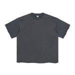 Raw Edge Thick Cotton T Shirt 9oz-INNBLAC Fashion Apparel