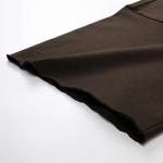 Raw Edge Thick Cotton T Shirt 9oz-INNBLAC Fashion Apparel