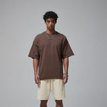 Raw Edge Thick Cotton T Shirt 9oz-INNBLAC Fashion Apparel