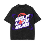 Self Love Club Y2K Valentines Graphic Tee-INNBLAC Fashion Apparel