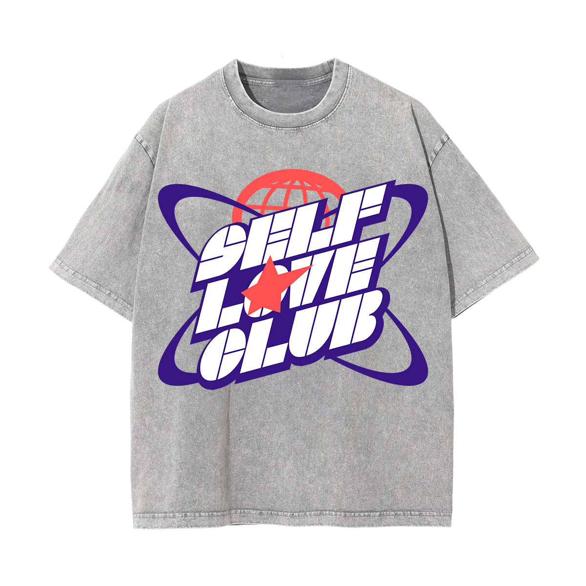 Self Love Club Y2K Valentines Graphic Tee-INNBLAC Fashion Apparel