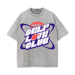 Self Love Club Y2K Valentines Graphic Tee-INNBLAC Fashion Apparel