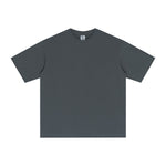 Solid Color Crew Neck Cotton T Shirt 255gsm