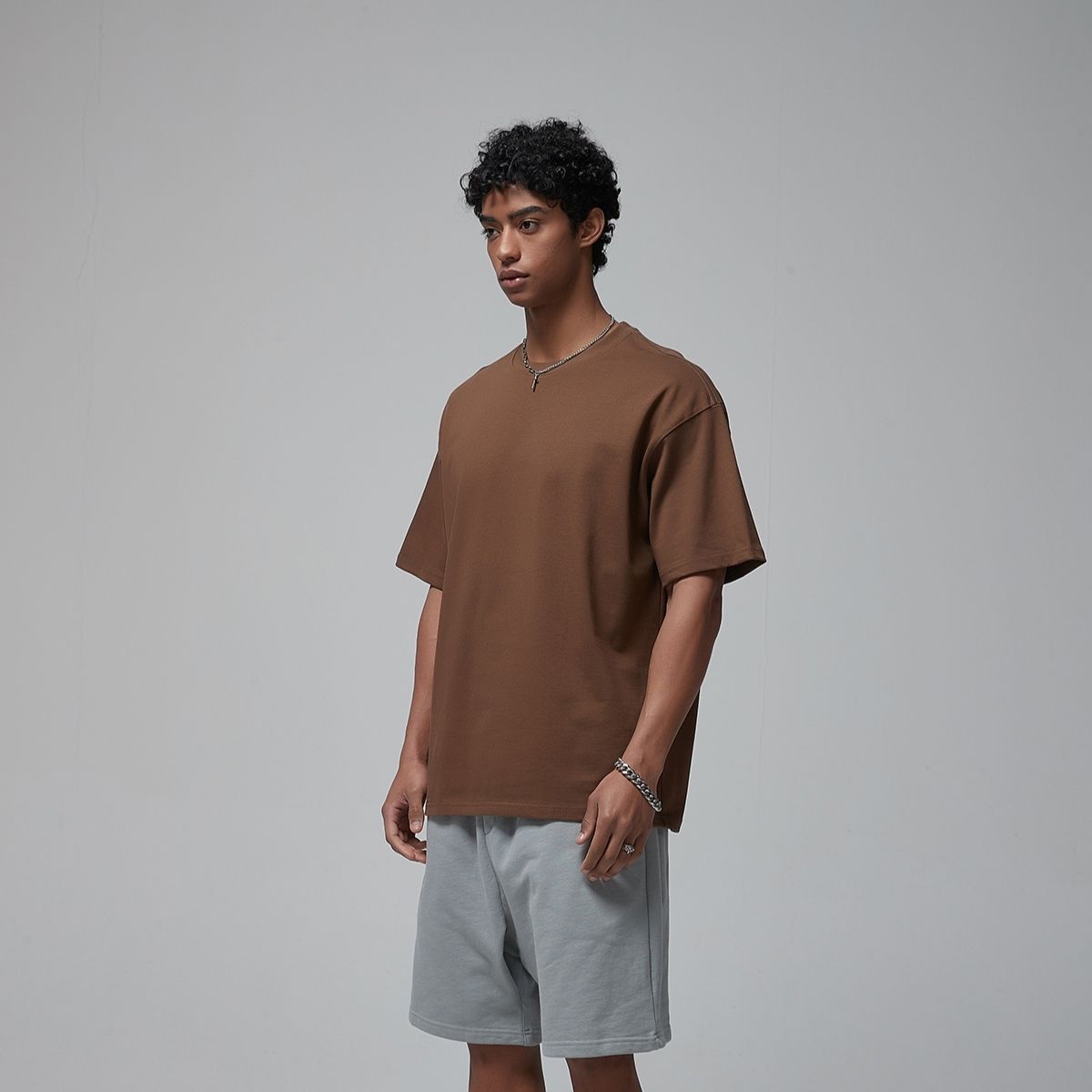 Solid Color Heavyweight T Shirt 9oz-INNBLAC Fashion Apparel