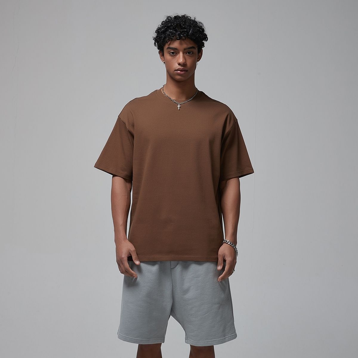 Solid Color Heavyweight T Shirt 9oz-INNBLAC Fashion Apparel