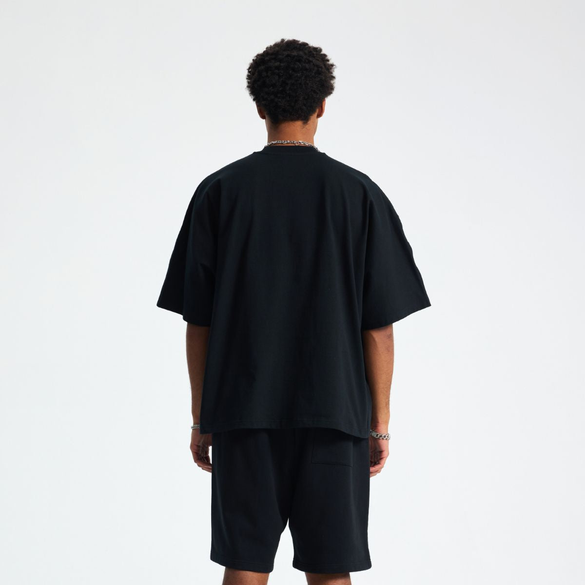 Solid Color Oversized Seamless T Shirt 275gsm