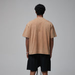 Stone Wash Thick Boxy T Shirt 8oz-INNBLAC Fashion Apparel