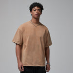 Stone Wash Thick Boxy T Shirt 8oz-INNBLAC Fashion Apparel