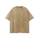 Stone Wash Thick Boxy T Shirt 8oz-INNBLAC Fashion Apparel