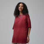 Stone Wash Women's Faded T Shirt 7.5oz-INNBLAC Fashion Apparel