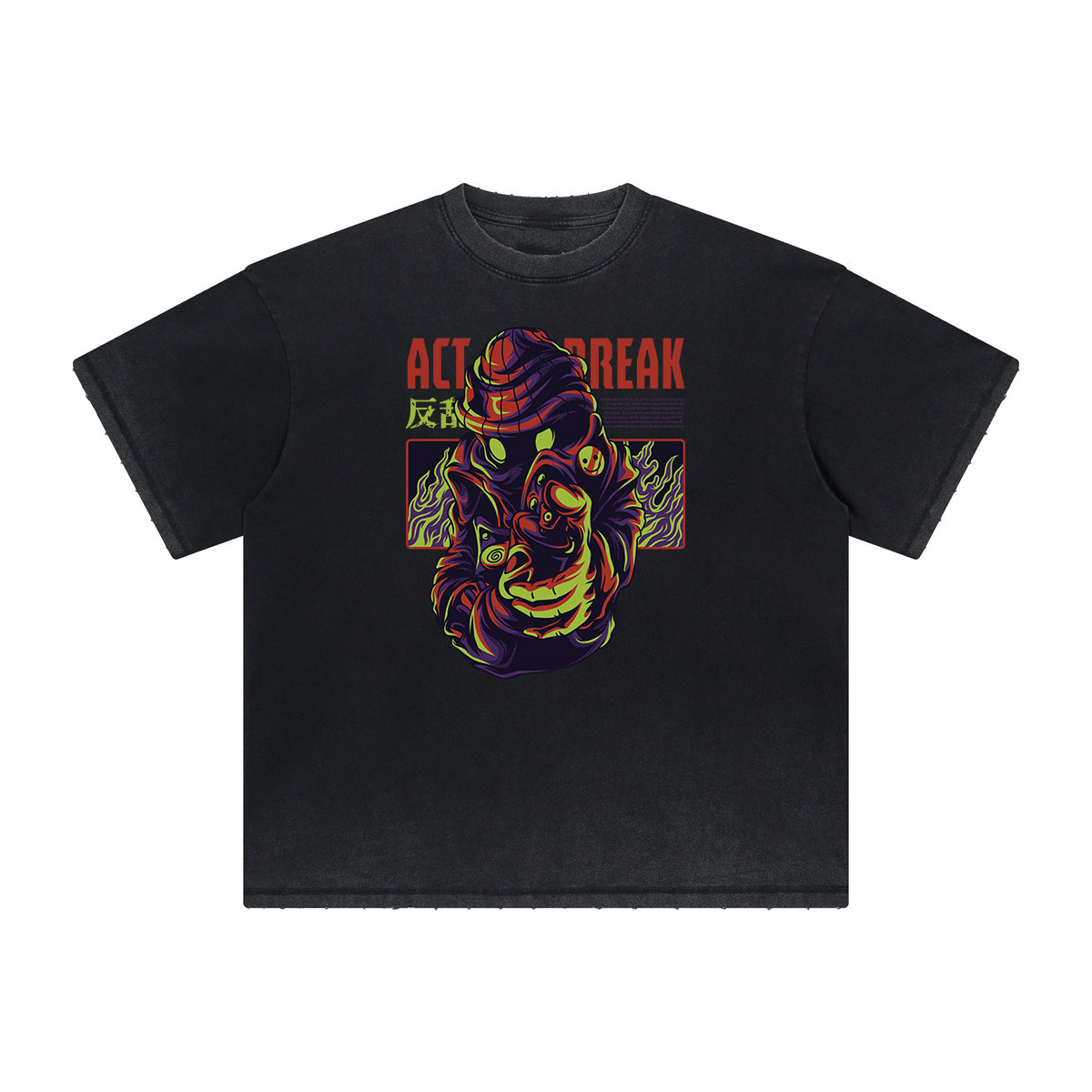 Heavyweight Streetwear Cartoon Graphic Tee