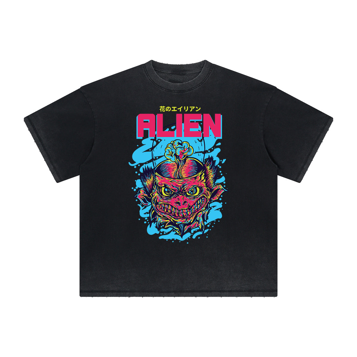 Heavyweight Streetwear Cartoon Graphic Tee