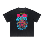 Heavyweight Streetwear Cartoon Graphic Tee
