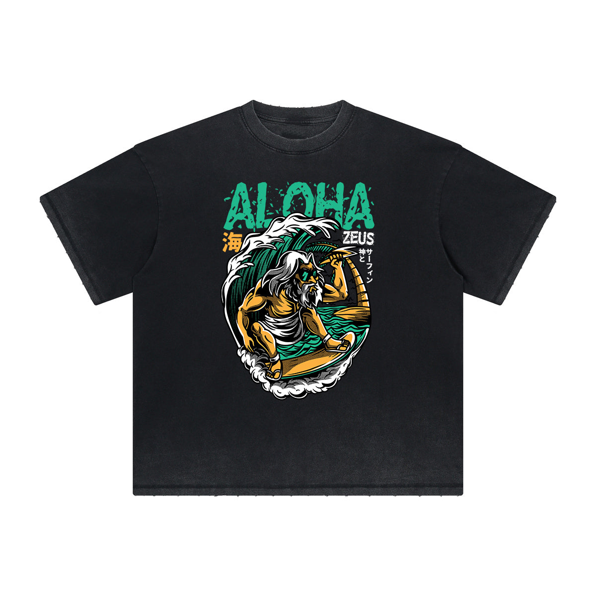 Heavyweight Streetwear Cartoon Graphic Tee