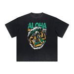 Heavyweight Streetwear Cartoon Graphic Tee