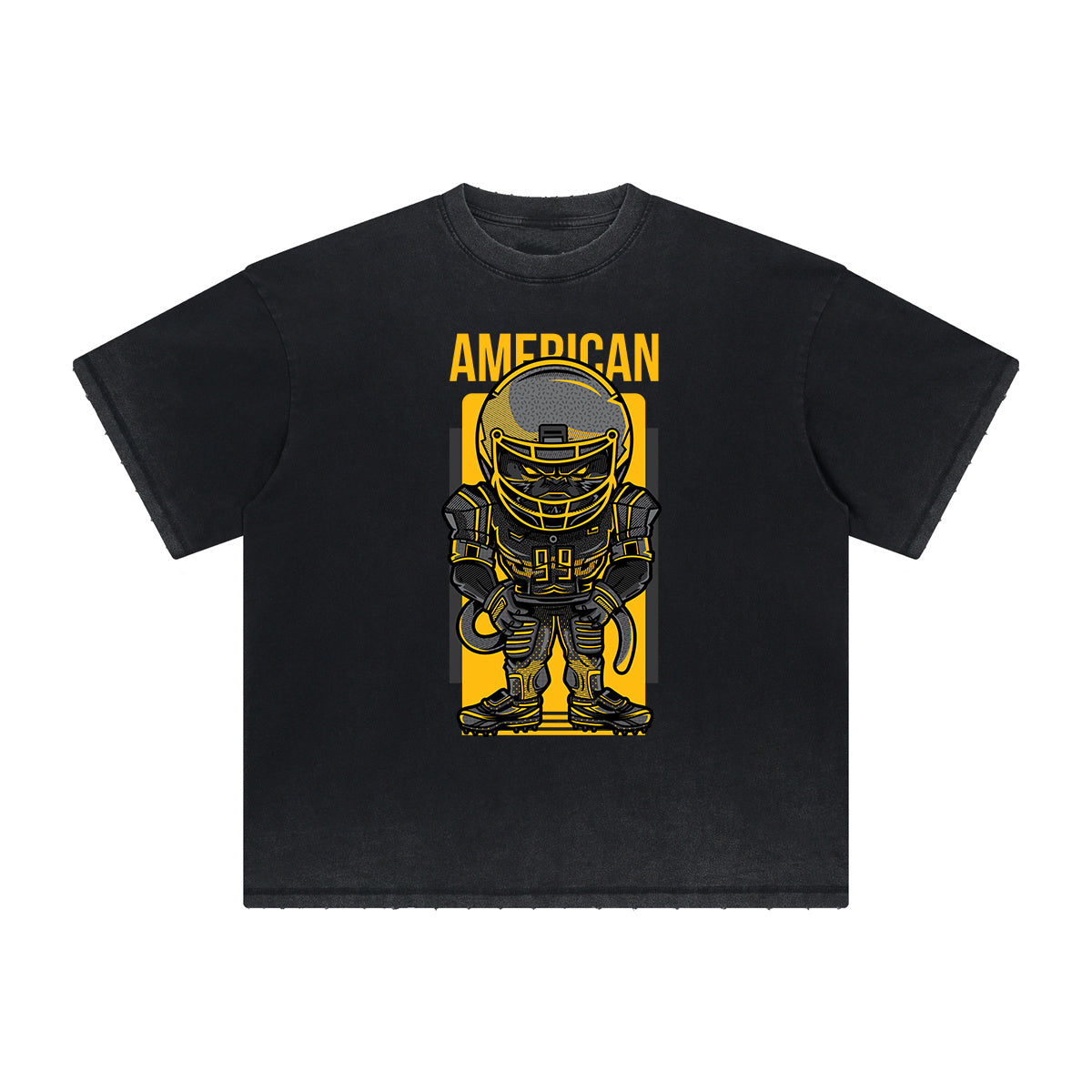 Heavyweight Streetwear Cartoon Graphic Tee