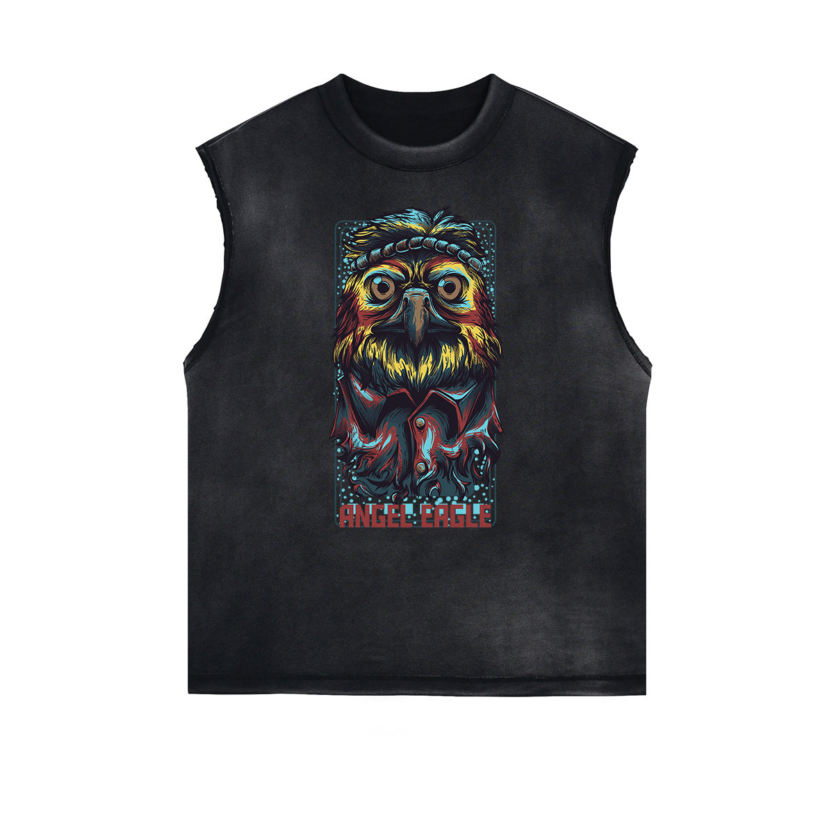 Streetwear Cartoon Graphic Muscle Tank