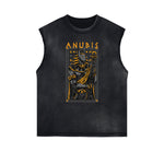 Streetwear Cartoon Graphic Muscle Tank