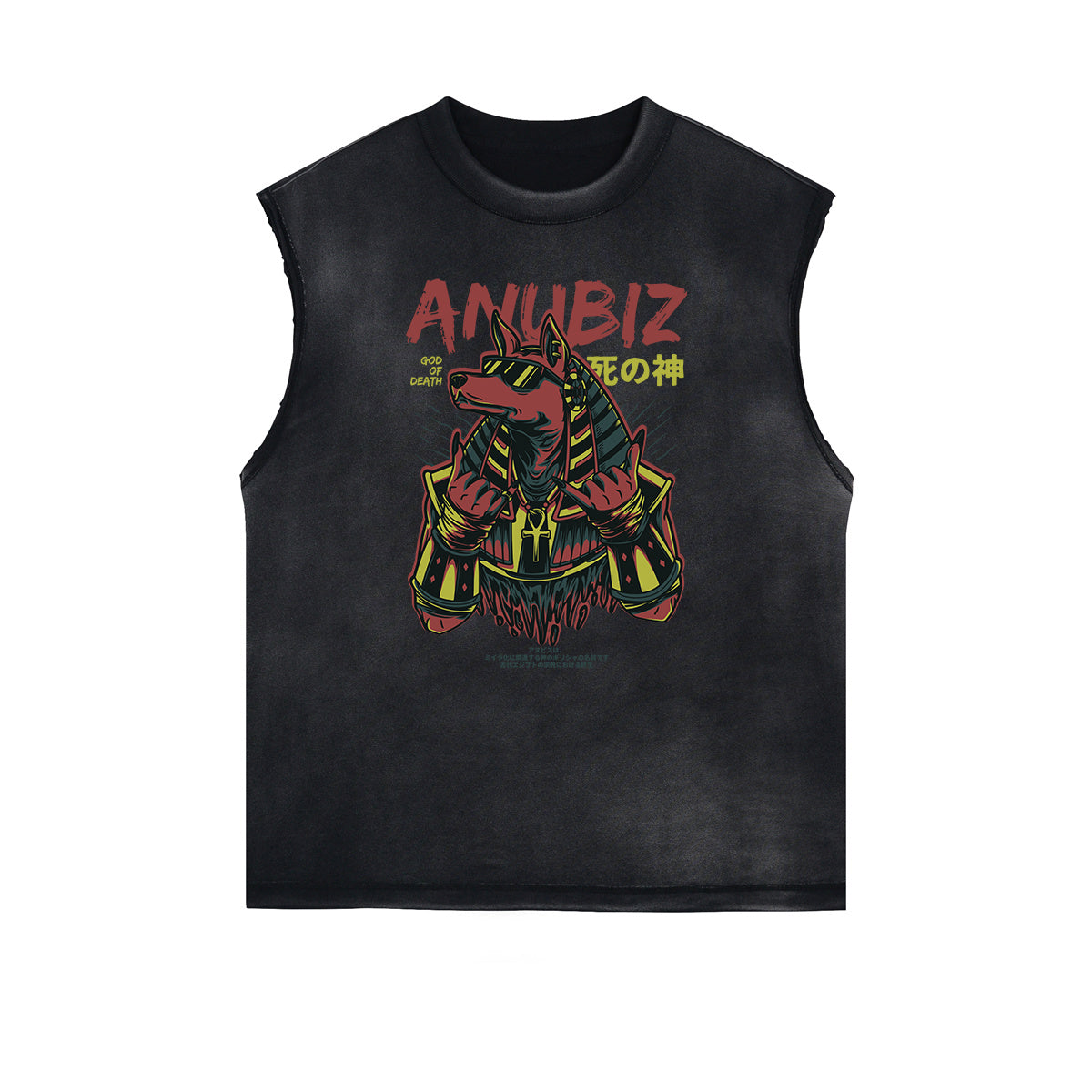 Streetwear Cartoon Graphic Muscle Tank