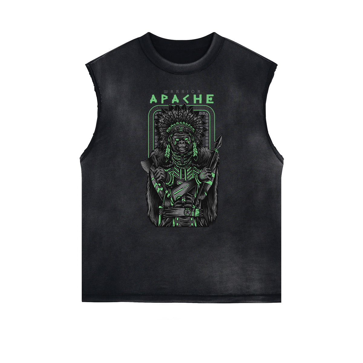 Streetwear Cartoon Graphic Muscle Tank