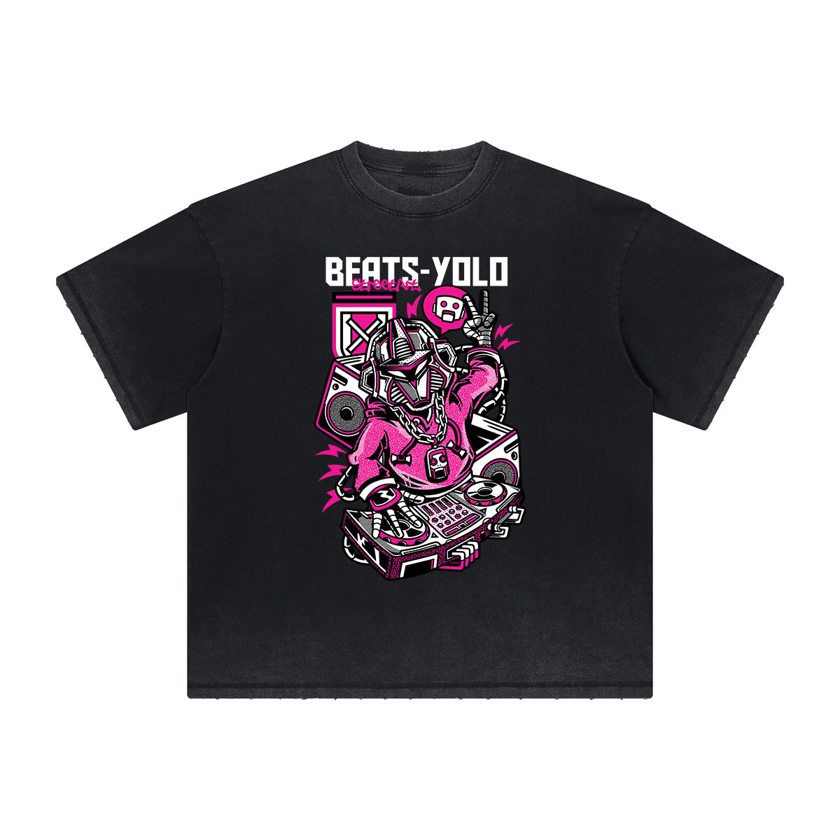 Heavyweight Streetwear Cartoon Graphic Tee