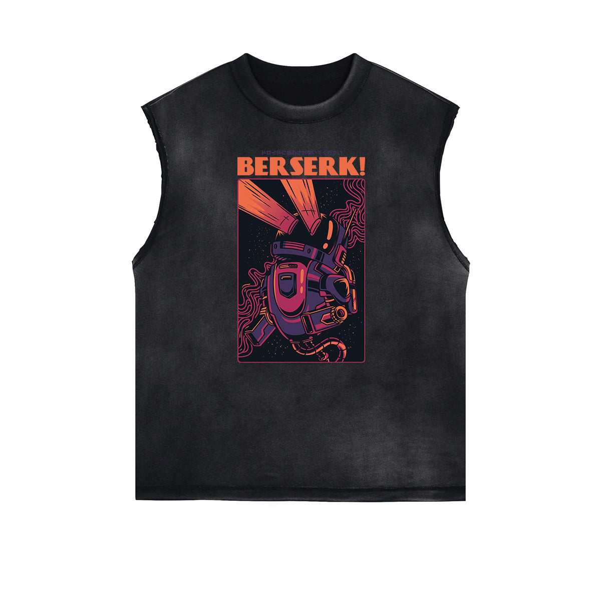 Streetwear Cartoon Graphic Muscle Tank
