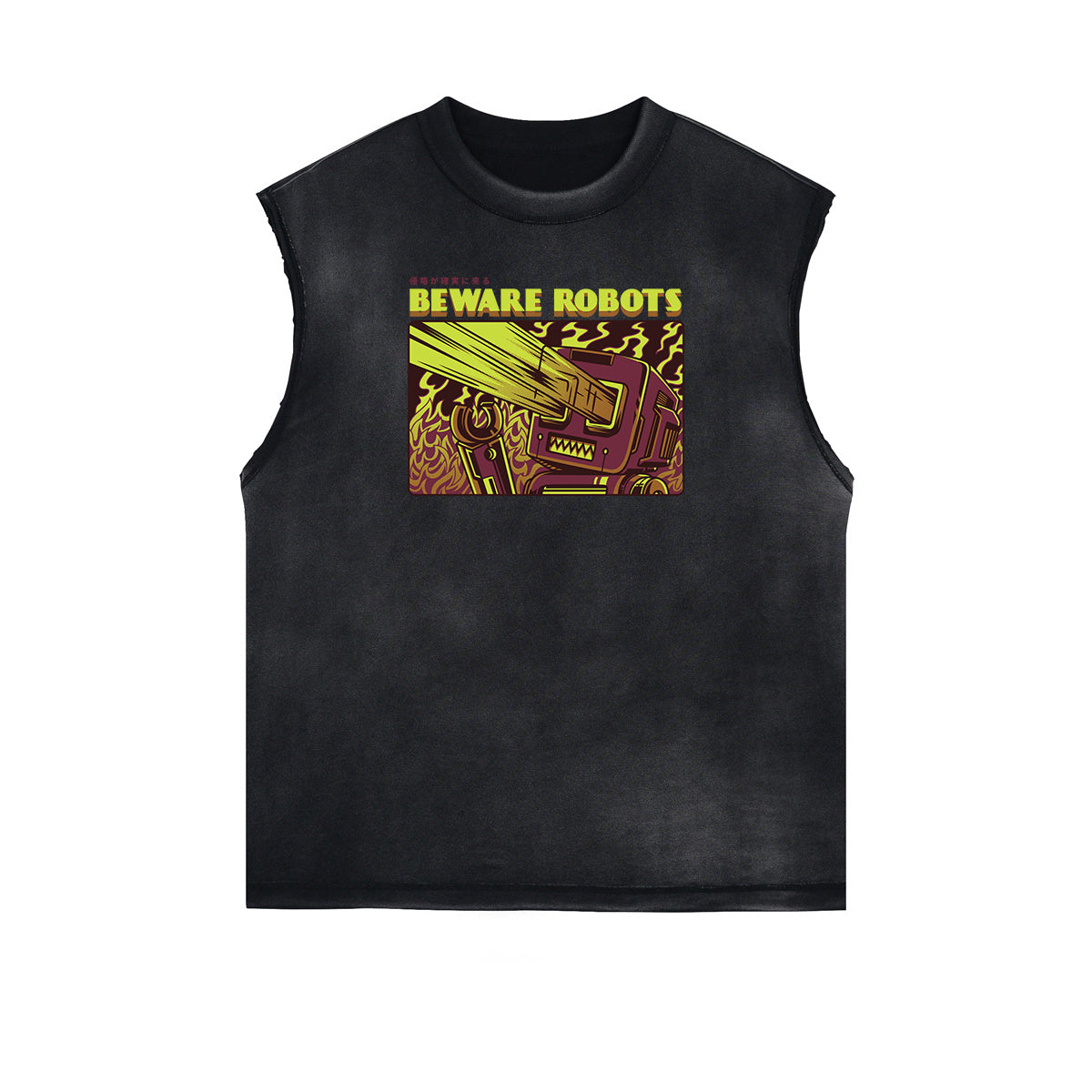 Streetwear Cartoon Graphic Muscle Tank