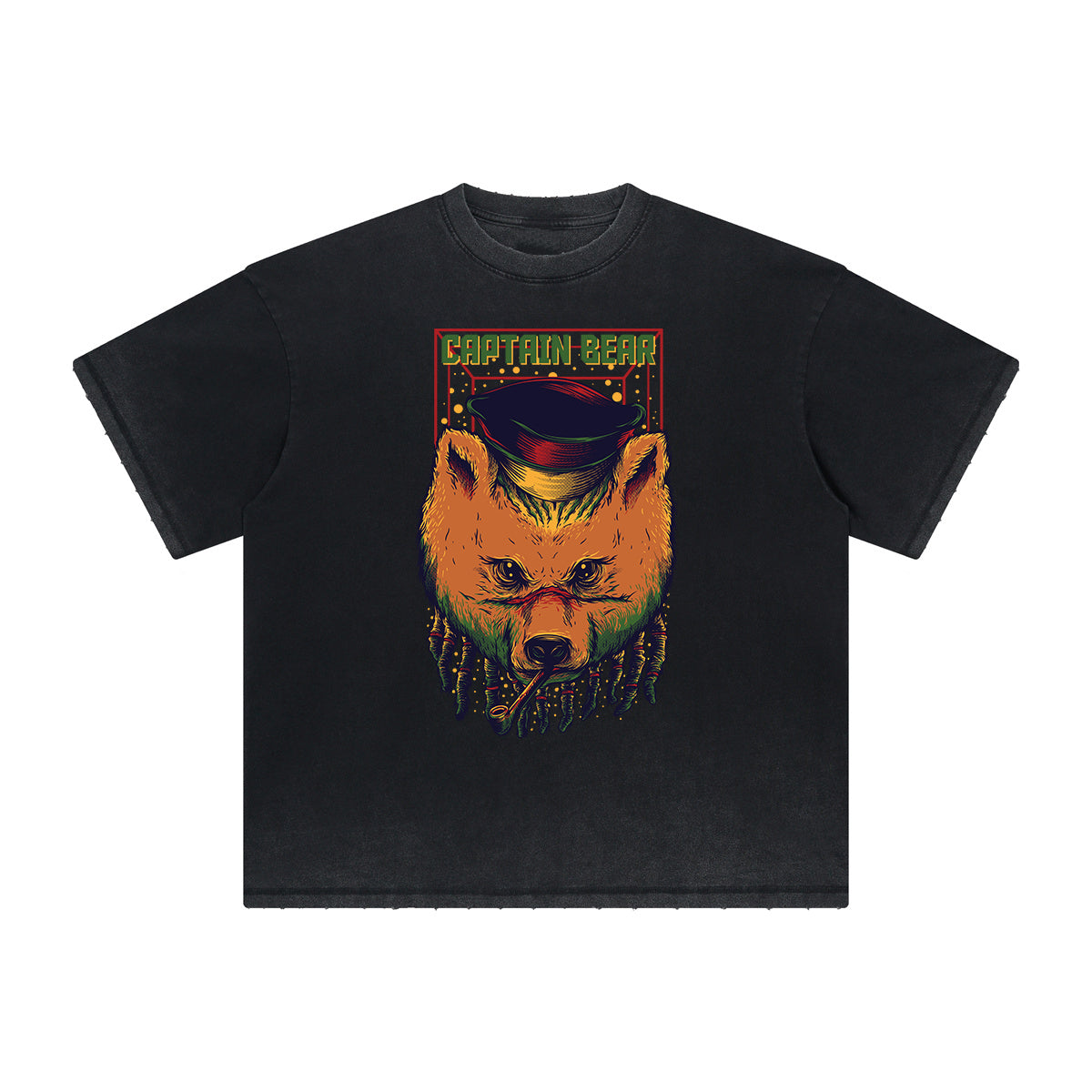 Heavyweight Streetwear Cartoon Graphic Tee