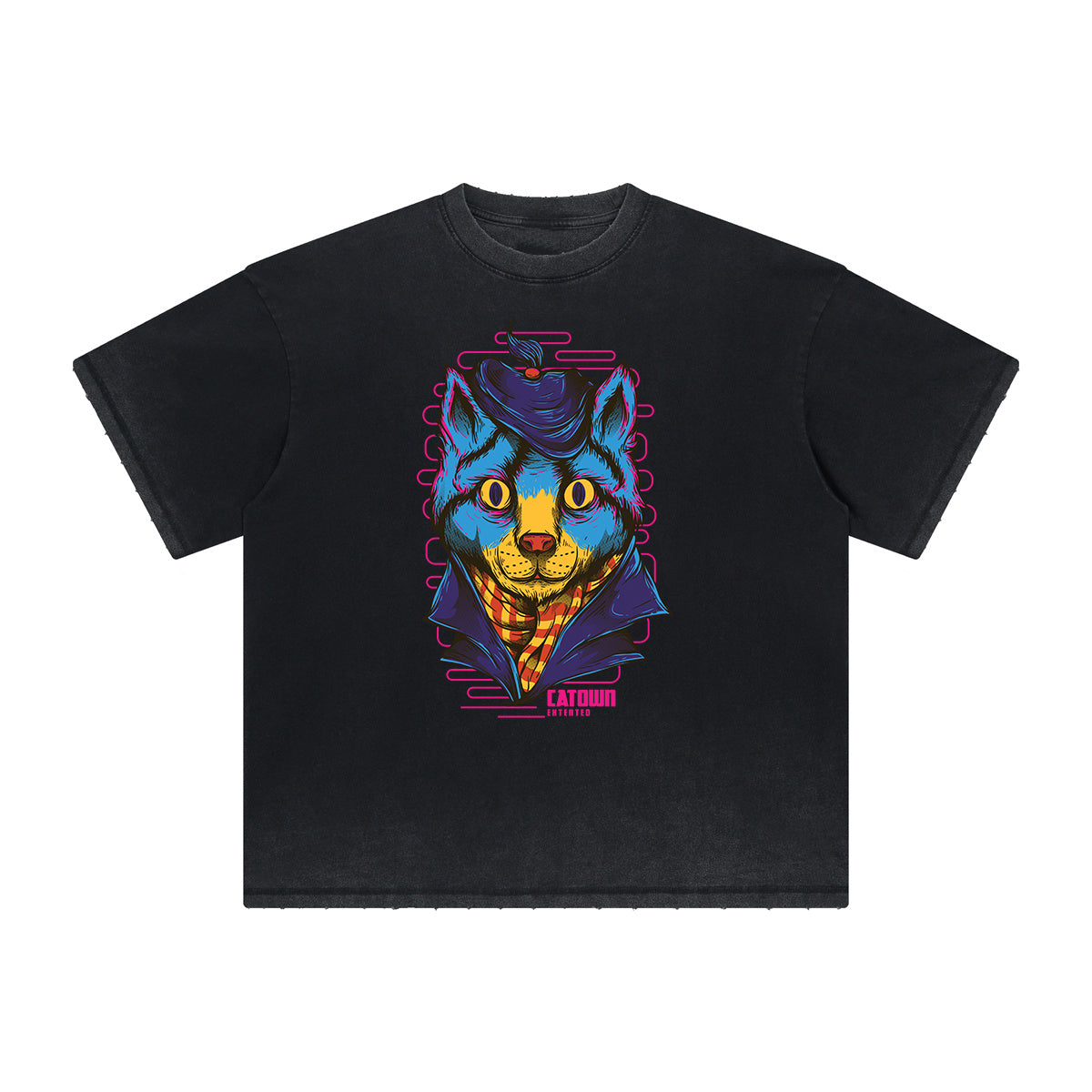 Heavyweight Streetwear Cartoon Graphic Tee
