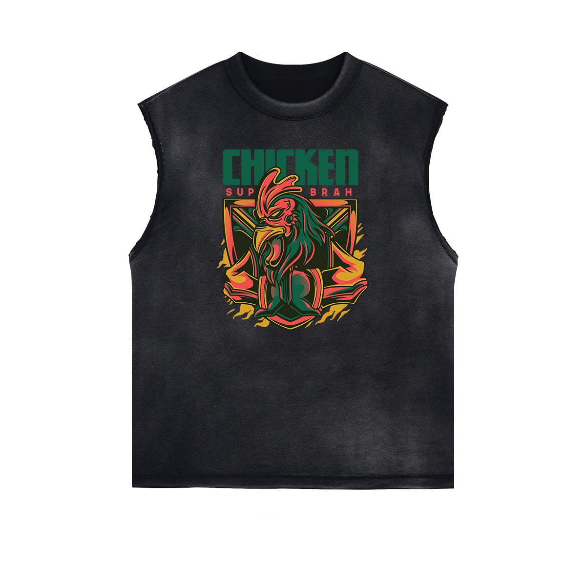 Streetwear Cartoon Graphic Muscle Tank