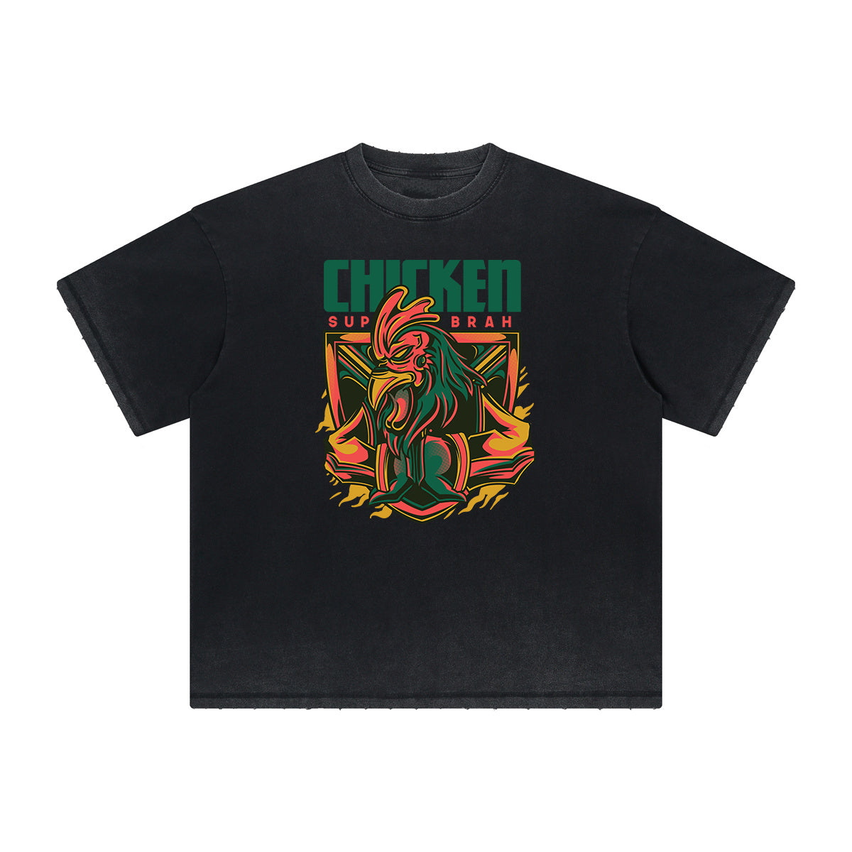Heavyweight Streetwear Cartoon Graphic Tee