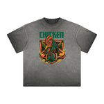Distressed Streetwear Cartoon Graphic Tee