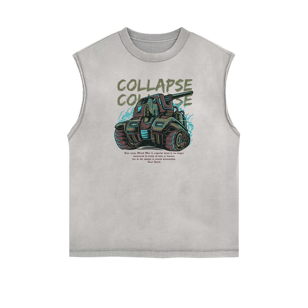 Punk Monster Graphic Muscle Tank