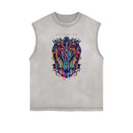Punk Monster Graphic Muscle Tank