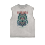 Punk Monster Graphic Muscle Tank