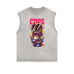 Punk Monster Graphic Muscle Tank