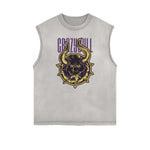 Punk Monster Graphic Muscle Tank