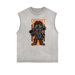 Punk Monster Graphic Muscle Tank