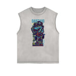 Punk Monster Graphic Muscle Tank