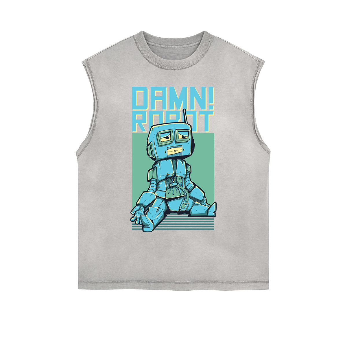Punk Monster Graphic Muscle Tank
