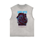 Punk Monster Graphic Muscle Tank