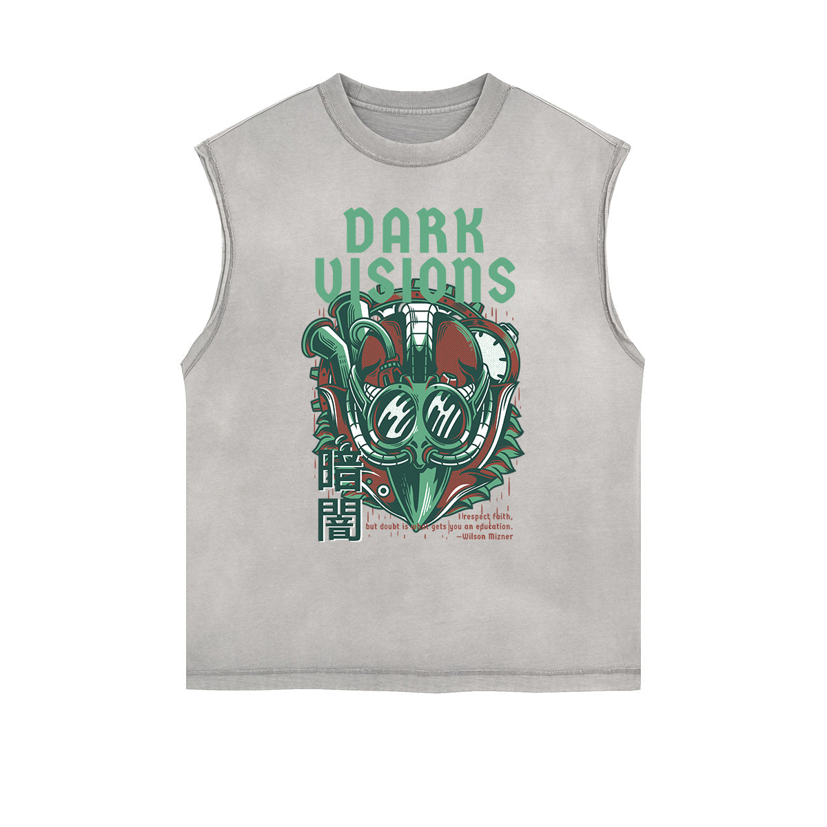 Punk Monster Graphic Muscle Tank