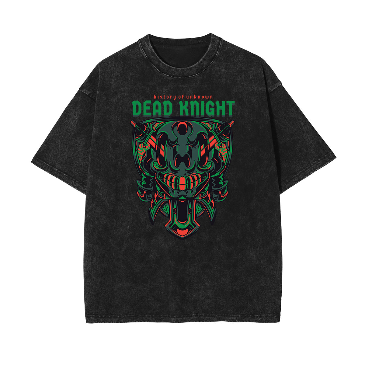 Punk Faded Monster Pattern Tee